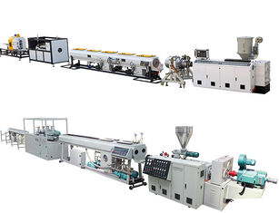 máquina automática completa da produção da tubulação do Pvc, máquinas plásticas da extrusão do tubo do controle do PLC