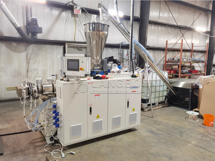 mais recente caso da empresa sobre PVC Electricity Cable Duct Extrusion Line in Canada