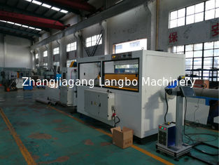 Máquina a rendimento elevado da extrusão da tubulação do PVC, linha parafuso 80kg/H da produção da tubulação do Pvc do dobro