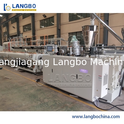 qualidade  UPVC / PVC Pipe Extrusion Line Full Automatic Plastic Pipe Production Line Fábrica