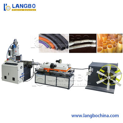 qualidade  Fully Automated Corrugated Pipe Line For Faster Electrical Conduit Production Fábrica
