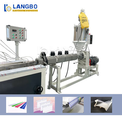 qualidade  PVC Price Tag Holder Extrusion Line | Customizable Sizes High Volume Fábrica