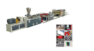 qualidade  Full Automatic WPC Pvc Foam Board Production Line Advertising Board Extrusion Fábrica