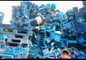Linha de lavagem e reciclagem de resíduos rígidos de PP/PE de 500 kg/h