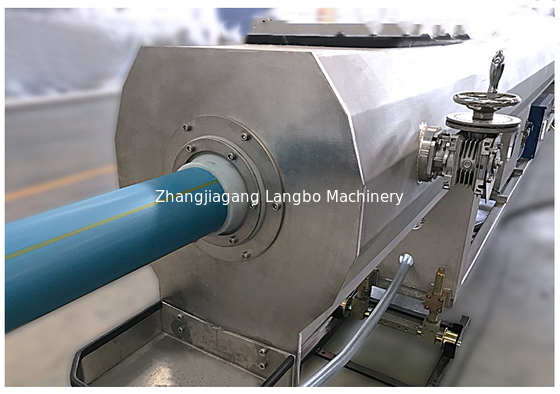 Máquina de produção de extrusão de tubos de plástico HDPE PE