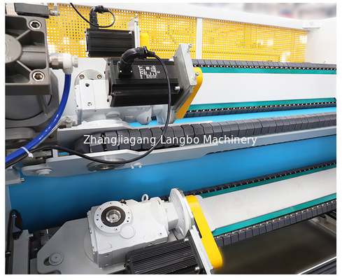 Linha de extrusão de tubos HDPE PE de alta capacidade de 355-800 mm de diâmetro com caixa de engrenagens integrada