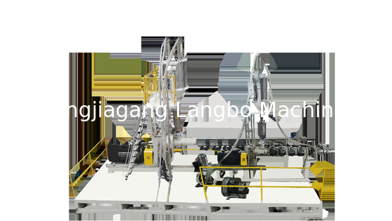 Linha da extrusão da tubulação do HDPE do parafuso do de alta capacidade de 710-1600MM única