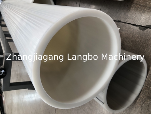 Máquina de extrusão de tubos de plástico HDPE