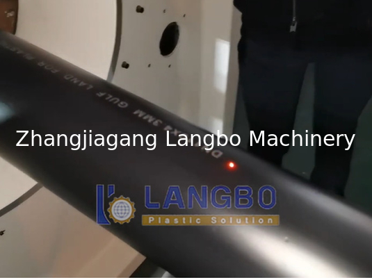Máquina de fabricação de tubos de abastecimento de água PE de dimensão personalizada