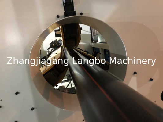 Equipamento avançado de fabricação de tubos de mangueira de plástico de PVC PE totalmente automático com controle de tela sensível ao toque PLC