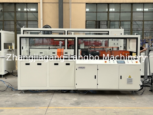Linha da extrusão da tubulação do PVC refrigerar de ar com relação do 30:1 L/D e poder do motor 37KW