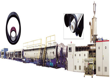 Multi linha da extrusão da tubulação do PE das camadas com poder das unidades 90KW do cortador de Offs do transporte