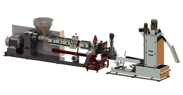 Economia de energia plástica da extrusora da única fase da máquina da peletização do HDPE/ANIMAL DE ESTIMAÇÃO