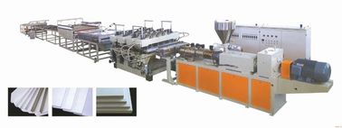 Máquina a rendimento elevado da fabricação do PVC, máquina fácil da placa da espuma do controle WPC