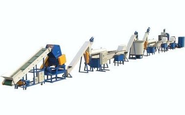 Linha de reciclagem plástica Waste resistência de corrosão da tensão de entrada de 380v
