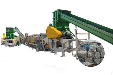 Linha de reciclagem plástica resistente ao calor operação fácil do sistema de controlo esperto do PLC