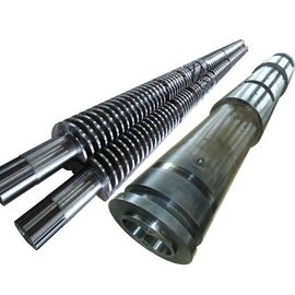 O Pvc gêmeo cônico plástico da extrusora de parafuso conduz a máquina de Extrudsion
