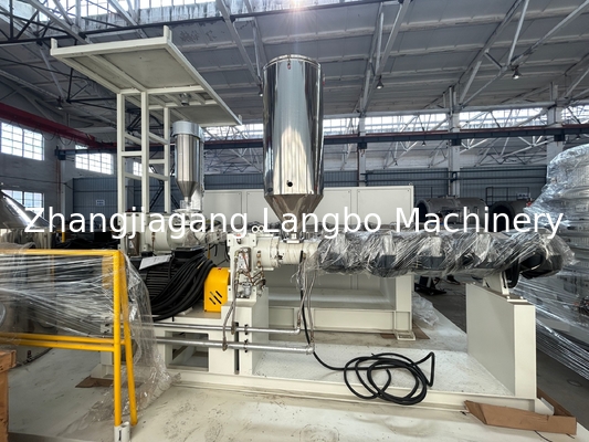 Grande Diâmetro DN Tamanho Dupla/Tripla Parede HDPE PE Abastecimento de água Grande Diâmetro Plástico PP PPR HDPE PE Pprc Tubo Extrusão Linha de Produção de Máquina de Fabricação