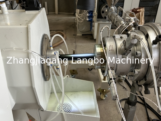 PE HDPE tubos de plástico fazer fazer máquina de extrusão para gás tubo de drenagem de água