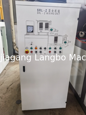 Máquina de mistura de pó de plástico durável com ABB Inverter Mixer quente Máquina de mistura a frio Unidade de mistura de PVC Linha de tubos Máquina de mistura de plástico