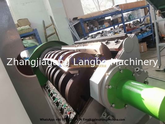 37KW triturador para tubos de PVC Linha de máquina de reciclagem de resíduos plásticos