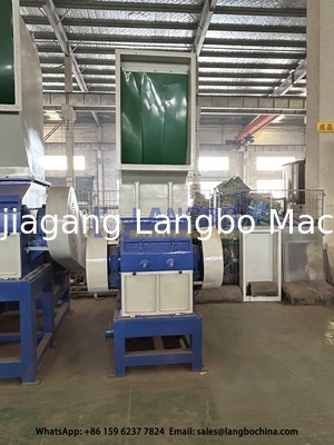 37KW triturador para tubos de PVC Linha de máquina de reciclagem de resíduos plásticos