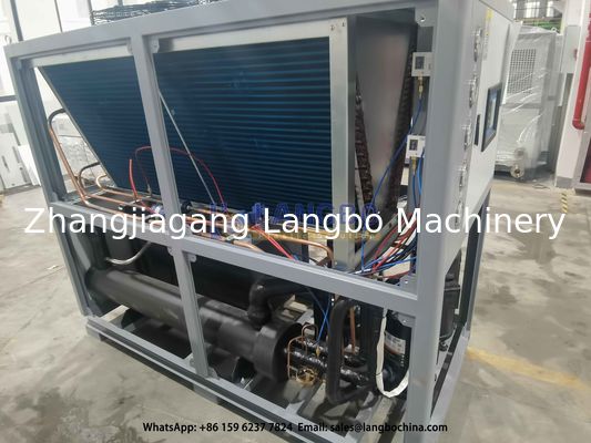 Linha de extrusão de tubos HDPE eficiente Equipada com Máquina de arrefecimento a ar de melhor qualidade R4047C / R22 Refrigerante