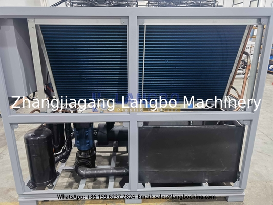 Linha de extrusão de tubos HDPE eficiente Equipada com Máquina de arrefecimento a ar de melhor qualidade R4047C / R22 Refrigerante