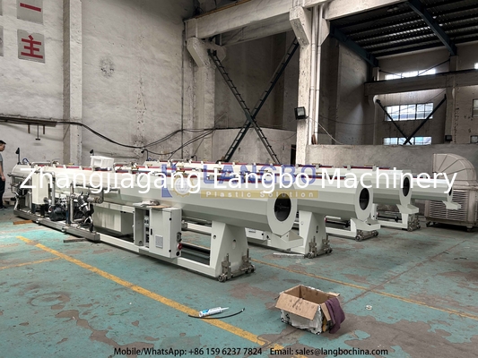 Linha de produção de tubos de drenagem de PVC-U de 75-250 mm com alta capacidade de produção e melhor desempenho