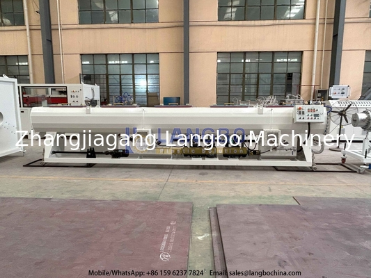 Máquina de produção de extrusores de tubos de plástico corrugados de PVC de parede única