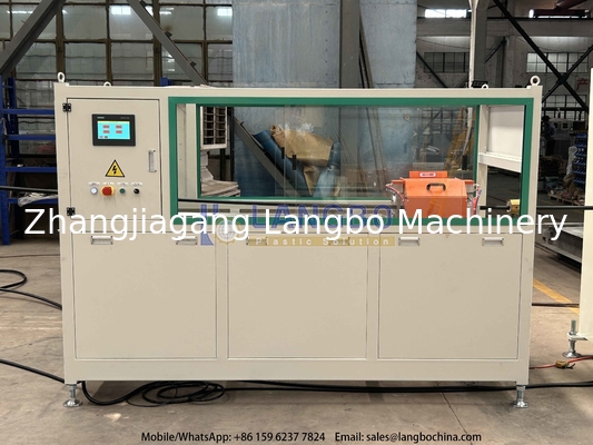 Linea de extrusão de tubos de plástico para máquinas de tubos de HDPE com controle de tela sensível ao toque PLC
