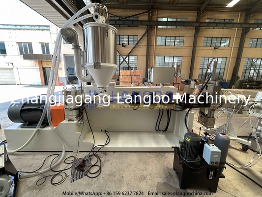 Máquina de fabricação de tubos PE HDPE de extrusão de parafuso único