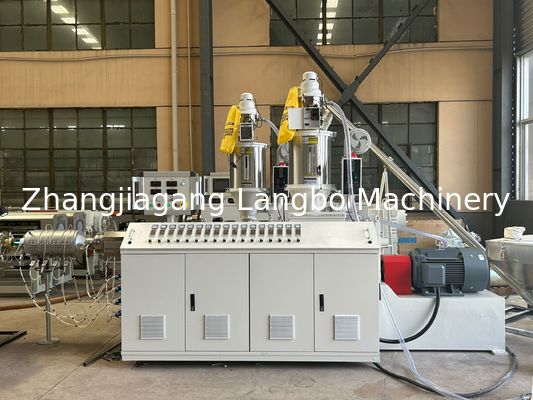 Linha de Produção por Extrusão para Fabricação de Tubos PPR Três Camadas