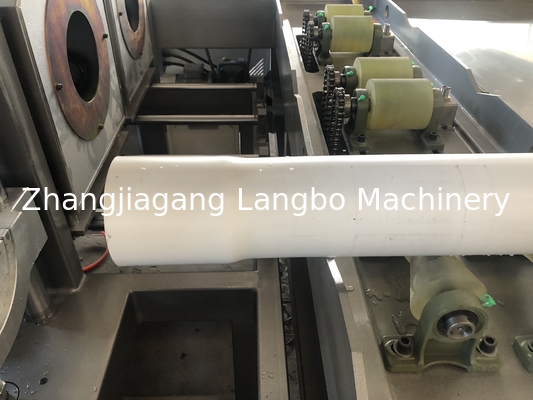 250 mm R U Máquina de tocar tubos de plástico totalmente automática