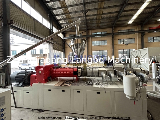 Linha de fabricação de tubos de PVC de alta velocidade com diâmetro de tubos de 50-250 mm