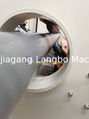 Máquina de fabricação de tubos de rosca elétrica de plástico PVC / linha de extrusão / linha de produção