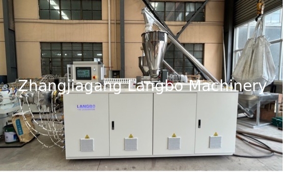 Máquina de fabricação de tubos de PVC de 75-250 mm, condutas elétricas e abastecimento de água