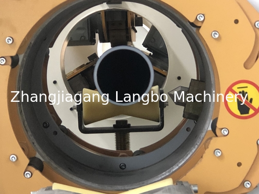 Máquina de produção de extrusão de tubos de condução elétrica de mangueira de água de plástico HDPE PE
