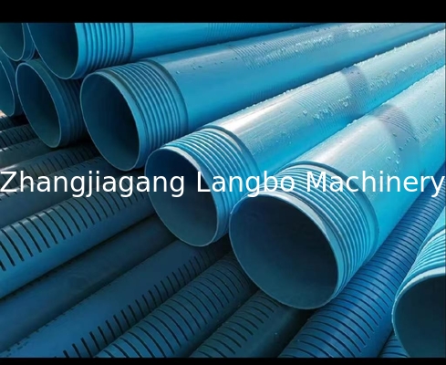 Máquina de fabricação de tubos de tela de água Máquina de fenda de tubos de plástico Máquina de tubos de PVC Máquina de perfuração de tubos de PVC PE Máquina de produção de tubos