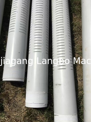 Máquina de fabricação de tubos de tela de água Máquina de fenda de tubos de plástico Máquina de tubos de PVC Máquina de perfuração de tubos de PVC PE Máquina de produção de tubos