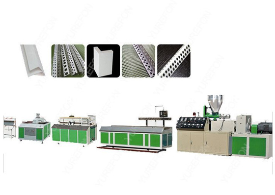 Perfil de plástico U PVC PP PE Corner Edge Bead/Band Turn L Angle Cabos elétricos Trunking Extrusion/Production Line Machine