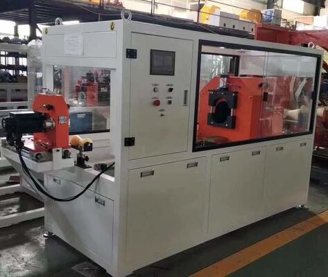 Máquina de extrusão de tubos de PVC de plástico automático com contador  ou SCHNIDER e diâmetro de parafuso 65/132