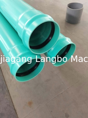 Máquina de fabricação de tubos de PVC de plástico de 50-150 mm / extrusora de tubos de PVC para tubos de água