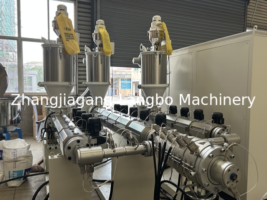 16-630mm PPR tubos de tubulação tubulação dupla extrusora de parafuso único máquina de fabricação de plástico
