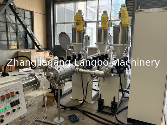 PPR Tubo de conduta de água elétrica (extrusora, arranque, enrolamento de corte, campanha) Máquina de linha de produção de extrusão
