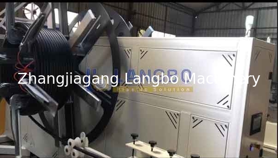 Máquina de Rebobinagem de Tubos de Grande Diâmetro, Bobinador PE para Linha de Extrusão de Plástico