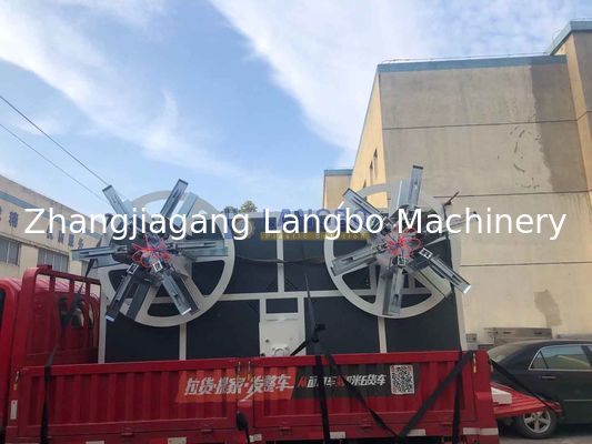 Linha de produção de extrusão de perfis de tubos PE para extrusores de plástico