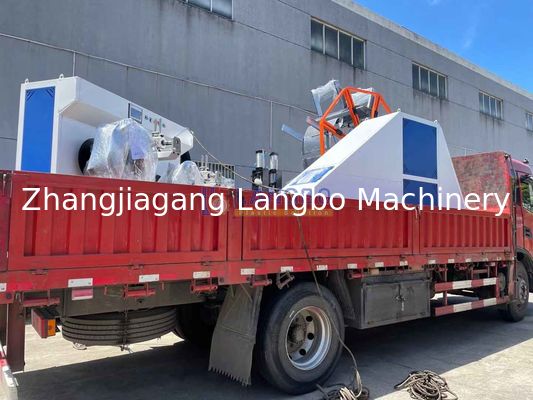 Máquina de Enrolamento de Bobinas para Tubos Plásticos PE HDPE Tubo Corrugado 2 Estações de Bobinas