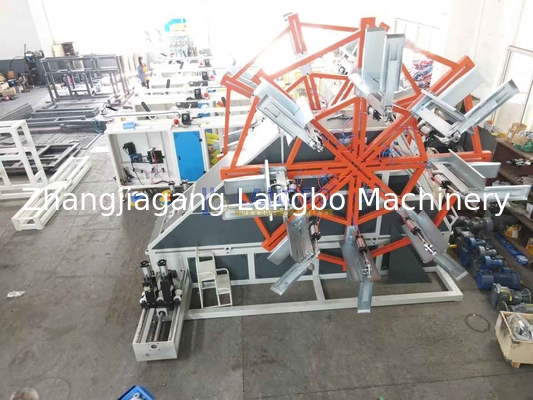 Máquina de enrolar tubos de plástico com máquina de enrolar para máquina de extrusão de tubos de PE de grande diâmetro