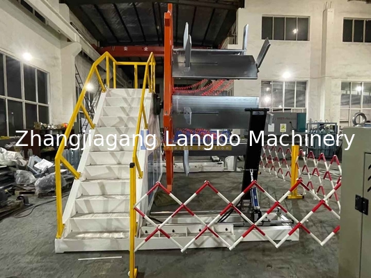 Máquina de Enrolamento e Bobinamento de Tubos Plásticos PE de Estação Dupla